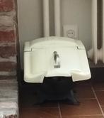 Kolenbak (kit) gietijzer en email  +schep, Ophalen
