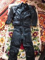 Blouson de moto en cuir véritable avec pantalon, Motos, Hommes, Manteau | cuir, Seconde main
