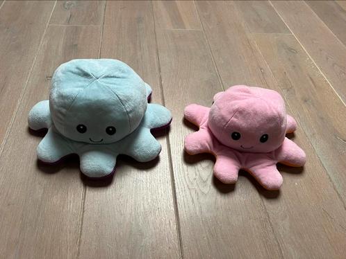 Omkeerbare Octopus knuffels in nieuwstaat, Kinderen en Baby's, Speelgoed | Knuffels en Pluche, Zo goed als nieuw, Overige typen