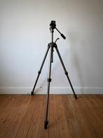 Velbon PH-157Q, Audio, Tv en Foto, Fotografie | Statieven en Balhoofden, Ophalen, 150 tot 175 cm, Driepoot, Met balhoofd