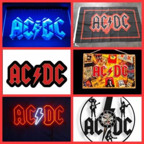 Le groupe de hard rock ACDC signe des drapeaux affiche d'hor, Collections, Musique, Artistes & Célébrités, Neuf, Autres types