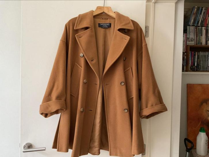 Manteau de 1995 Max Mara Week-End Taille grand 34-36 Laine, Vêtements | Femmes, Vestes | Hiver, Porté, Taille 38/40 (M), Beige
