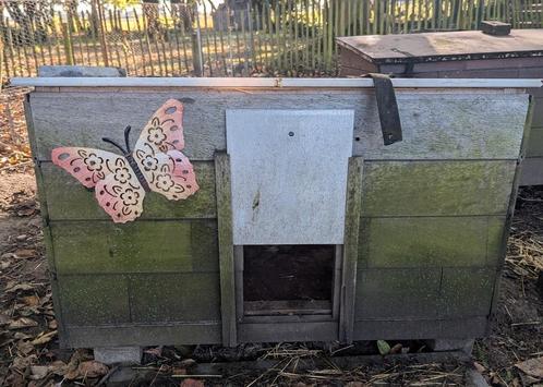 Kippenhok konijnenhok padouk, Dieren en Toebehoren, Pluimvee | Toebehoren, Gebruikt, Kippenhok of Kippenren, Ophalen