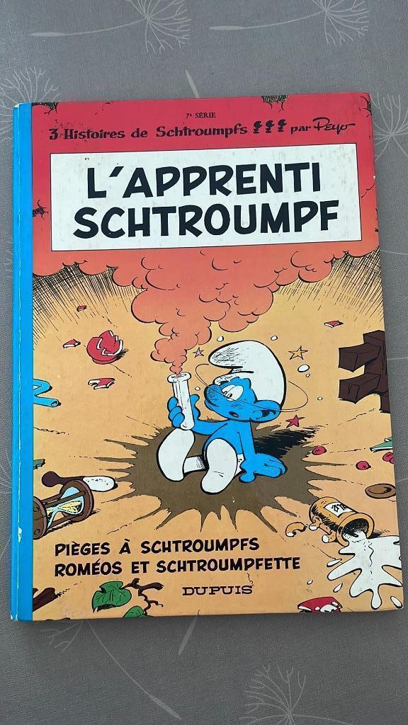 BD L’apprenti schtroumpf' Eerste druk 1971, Boeken, Stripverhalen, Gelezen, Eén stripboek, Ophalen of Verzenden