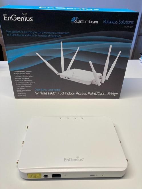 Engenius WiFi Dual Band Access Point/ Client Bridge – ECB175, Informatique & Logiciels, Amplificateurs wifi, Comme neuf, Enlèvement