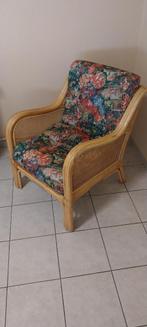 Rotan stoel, Huis en Inrichting, Stoelen, Ophalen, Gebruikt, Bruin, Riet of Rotan