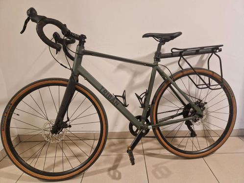 Gravel Bike Triban, Fietsen en Brommers, Fietsen | Heren | Sportfietsen en Toerfietsen, Zo goed als nieuw, Ophalen