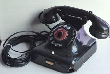 Ancien téléphone Siemens bakélite pour bricoleurs (Cassé !) beschikbaar voor biedingen