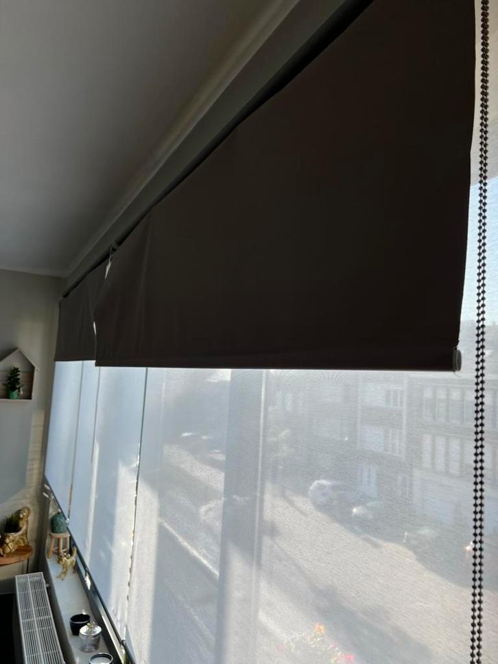 Verduisterende rolgordijnen, Huis en Inrichting, Stoffering | Gordijnen en Lamellen, Zo goed als nieuw, 150 tot 200 cm, 150 tot 200 cm