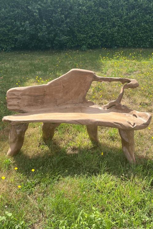 Teakhouten tuinbank, Tuin en Terras, Tuinbanken, Nieuw, Teakhout, Ophalen of Verzenden