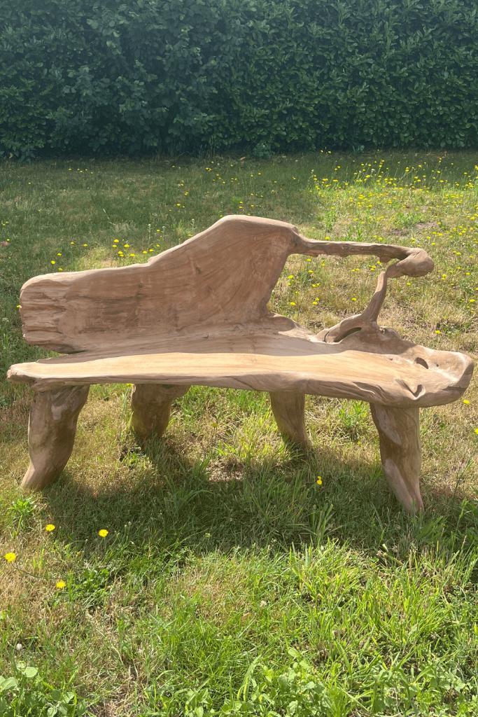 Teakhouten tuinbank, Tuin en Terras, Tuinbanken, Nieuw, Teakhout, Ophalen of Verzenden