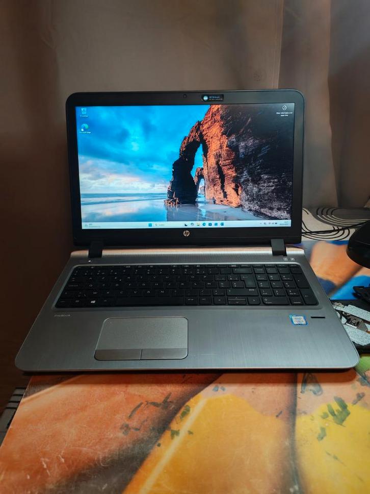 LAPTOP HP PROBOOK 450 G3-15.6INCH CAM WIFI HDMI, Computers en Software, Windows Laptops, 15 inch, SSD, 2 tot 3 Ghz, 8 GB, Azerty