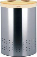 corbeille à linge Brabantia Inox, Ophalen, Minder dan 50 cm, Overige typen, Zo goed als nieuw