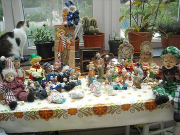 Collection de clowns à vendre beschikbaar voor biedingen