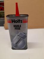 Oude lege oliekan Holts Fine Oil, Verzamelen, Merken en Reclamevoorwerpen, Verzenden, Gebruikt, Overige typen