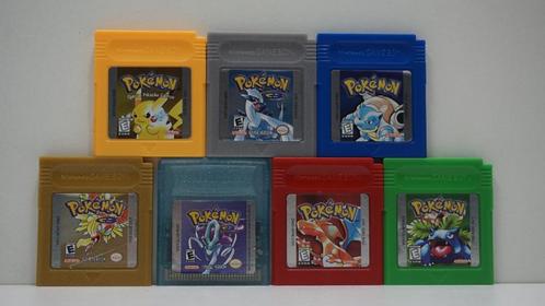 Pokémon Crystal Red Blue Silver Yellow Gold Green GBC, Consoles de jeu & Jeux vidéo, Jeux | Nintendo Game Boy, Comme neuf, Aventure et Action