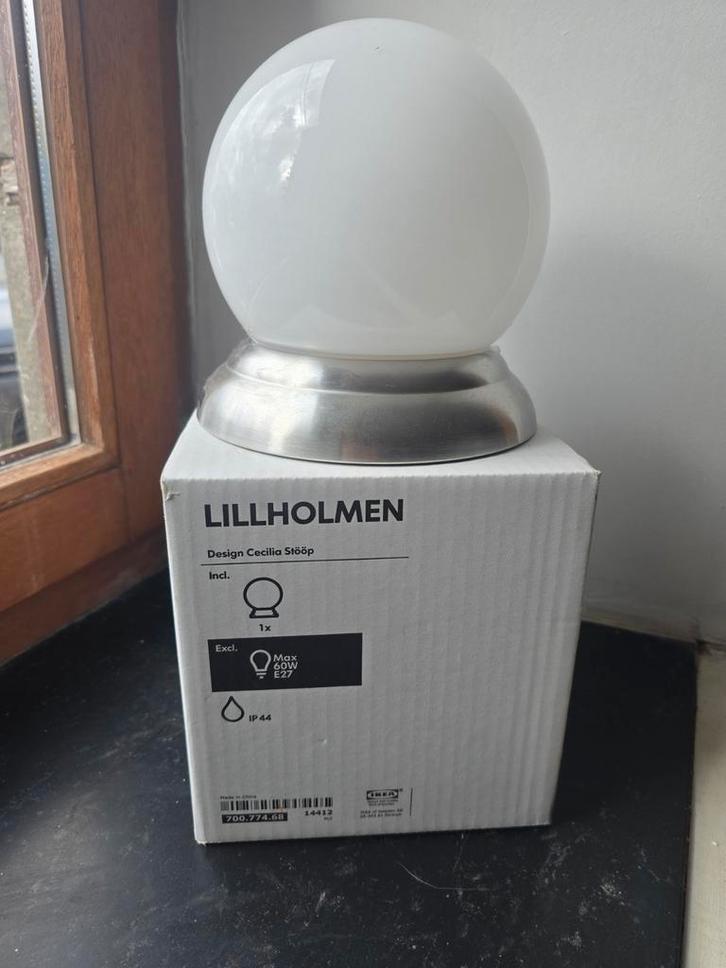 Set van 2 IKEA LILLHOLMEN lampen, Huis en Inrichting, Lampen | Losse lampen, Zo goed als nieuw, Gloeilamp, Ophalen