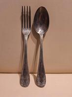 Fourchette et cuillère en métal argenté, Enlèvement ou Envoi
