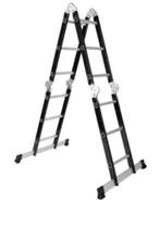 Vouwladder, Doe-het-zelf en Bouw, Ladders en Trappen, 2 tot 4 meter, Ladder, Opvouwbaar of Inschuifbaar, Zo goed als nieuw