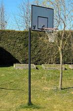 Basketbalpaal + bord + ring + net, Ophalen, Gebruikt, Ring, Bord of Paal