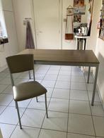 Keukentafel + 4 stoelen, Enlèvement, Utilisé, Moins de 100 cm