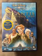 DVD Disney, Atlantis, de verzonken stad, Cd's en Dvd's, Overige soorten, Ophalen of Verzenden, Tekenfilm, Zo goed als nieuw