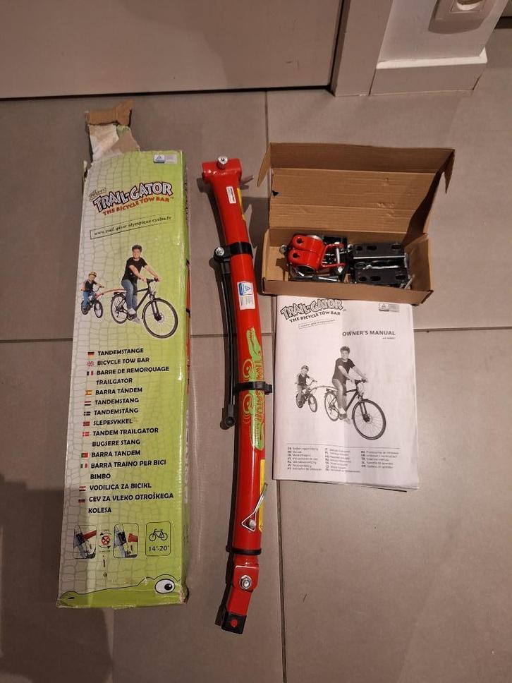 Barre de remorquage tandem, Sport en Fitness, Wielrennen, Zo goed als nieuw, Overige typen, Ophalen