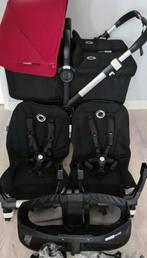 Bugaboo Kinderwagen Donkey2 Twin Met 2 x maxi Cosi, Ophalen, Zo goed als nieuw, Kinderwagen, Bugaboo