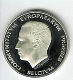 België:: 5 ecu 1993 (Boudewijn) in zilver proof in etui, Zilver, Zilver, Losse munt, Verzenden