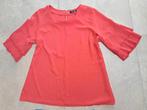 Feestelijke rode bloes mt Large (zie foto's), Kleding | Dames, Ophalen of Verzenden, Zo goed als nieuw, Maat 42/44 (L), Rood
