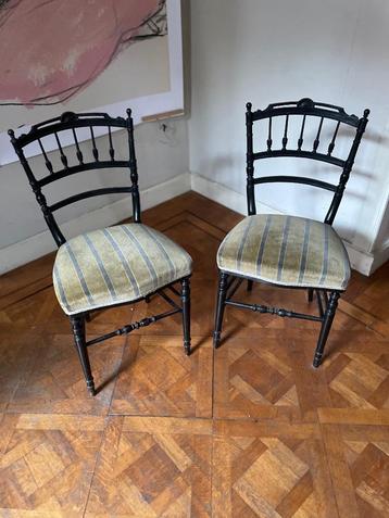 Chaises Napoleon III Belle Epoque, Enlèvement