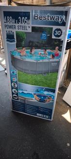Zwembad best way 4,88x3,05 . Mooi zwembad 3.05m 76cm hoog, Tuin en Terras, Ophalen, Zo goed als nieuw