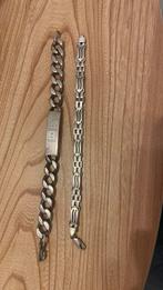2 gourmette argent, Bijoux, Sacs & Beauté, Bracelets, Enlèvement, Comme neuf, Argent, Argent