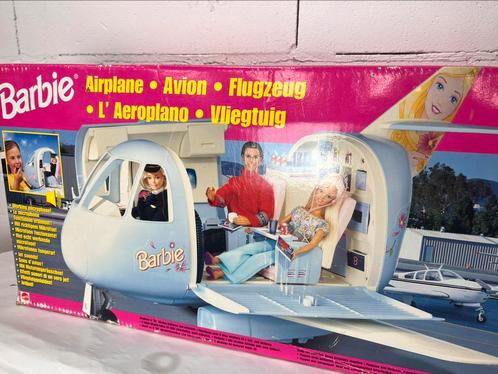 Avion BARBIE vintage avec microphone, Collections, Poupées, Utilisé, Enlèvement ou Envoi