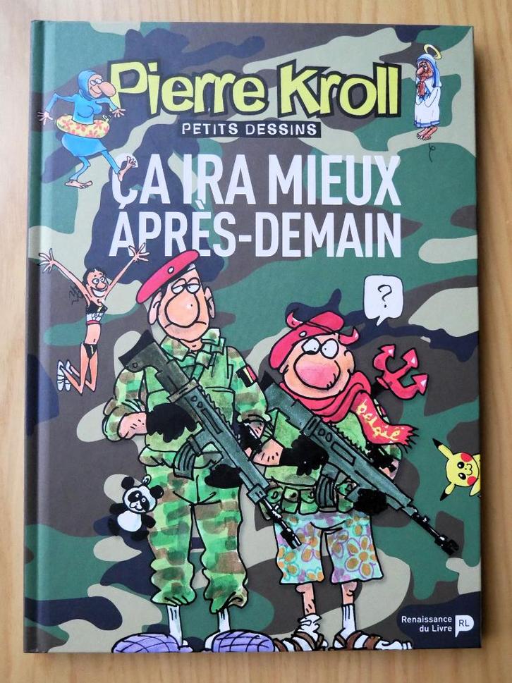 Pierre Kroll - Ca ira mieux après-demain, Boeken, Stripverhalen, Zo goed als nieuw, Eén stripboek, Ophalen of Verzenden