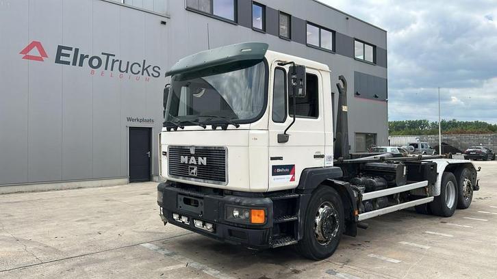 MAN 26.312 (6 CYLINDER / 6X2 / BELGIAN TRUCK IN GOOD CONDITI, Auto's, Vrachtwagens, Bedrijf, Te koop, ABS, Elektrische ramen, Mistlampen