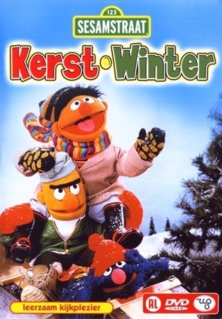 Sesamstraat - Kerst en Winter (DVD), Diversen, Kerst, Zo goed als nieuw, Ophalen of Verzenden
