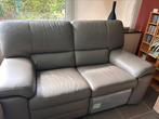 Lederen 2-zit met relaxmodule, Ophalen, Zo goed als nieuw, Leer, Met relaxfunctie