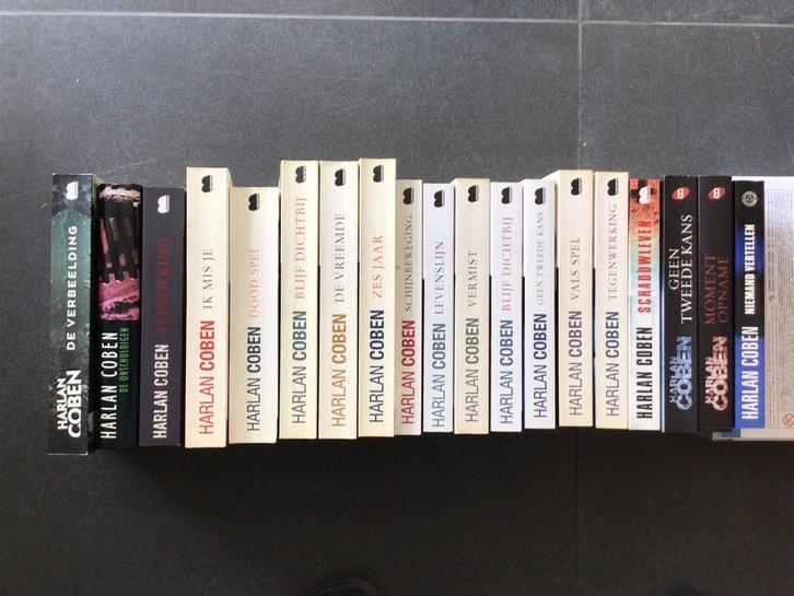 Thrillers Harlan Coben uit te kiezen., Boeken, Thrillers, Gelezen, Ophalen of Verzenden
