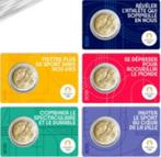 2 euro commerative 2021 'Olypische zomerspelen Parijs 2024', Postzegels en Munten, Munten | Europa | Euromunten, 2 euro, Setje