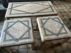 Salontafel + 2 bijzettafels, Huis en Inrichting, Tafels | Bijzettafels, Overige materialen, Gebruikt, 75 cm of meer, Ophalen