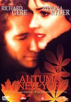 Autumn in New york met Richard Gere, Wynona Ryder,, Comme neuf, Tous les âges, Enlèvement ou Envoi, Drame