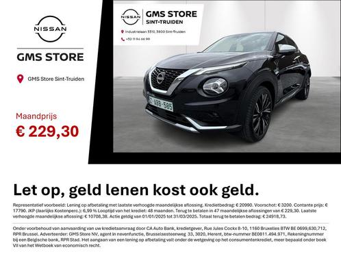Nissan Juke 1.0 DIG-T N-Design, Auto's, Nissan, Bedrijf, Te koop, Juke, 360° camera, ABS, Achteruitrijcamera, Adaptive Cruise Control