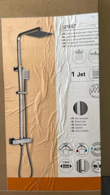 Colonne douche mitigeur inox Spirit NEUF ALLIBERT, Enlèvement, Neuf, Inox, Douche