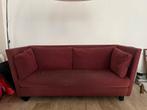 Zitbank, solide, bodeaux rood MOET WEG!, 200 à 250 cm, Enlèvement, Utilisé, Tissus