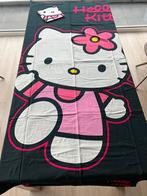 Dekbedovertrek Hello Kitty zwart/roze 1-persoonsbed, Meisje, Dekbedovertrek, Gebruikt, Ophalen of Verzenden