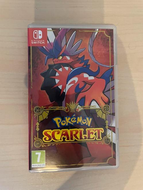 Pokémon scarlet, Games en Spelcomputers, Games | Nintendo Switch, Zo goed als nieuw, Overige genres, Vanaf 7 jaar, Ophalen