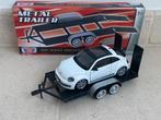 MotorMax Metal Trailer (1:24), Enlèvement ou Envoi, Comme neuf, Voiture, Motormax