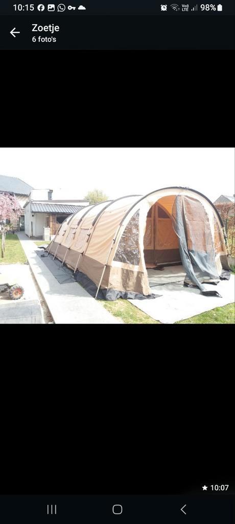 Katoenen tent van bardani, Caravans en Kamperen, Tenten, Zo goed als nieuw, Ophalen