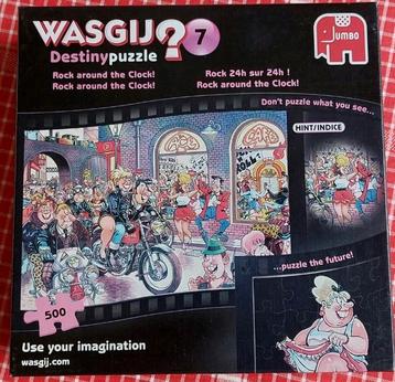 Puzzle Wasgij, Rock around the Clokck ! 500 pièces, Enlèvement ou Envoi, Comme neuf, Puzzle